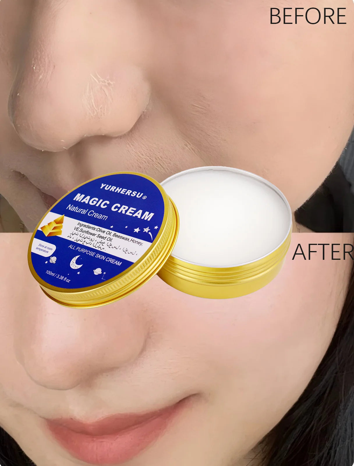 YURHERSU Brightening & Nourishing Face Cream 100ml Face Moisturizer Cream Oasis Select 100ml