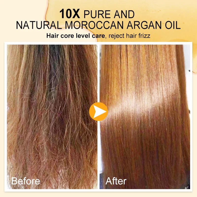 PURC Moroccan Argan Oil Hair Smoothing Serum – Anti-Frizz 50ml Hair Smoothing Serum Oasis Select