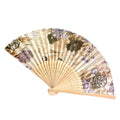 Colorful Bamboo Folding Fan – Wedding Gift & Photo Prop Decorative Folding Fan Oasis Select F
