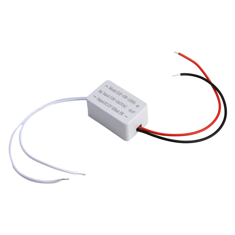 12V 6/12/18/24/36/48/60W LED Driver Constant Voltage Driving Power Supply 0.5/1/1.5/2/3/4/5A Power Supply Lighting Transformers Oasis Select