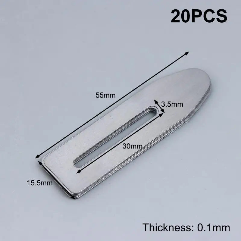 20Pcs 43x15/55x15mm Sheet Separator For Komori Roland Printing Machine Separator Parts Thickness 0.1/0.15/0.2mm Oasis Select A4
