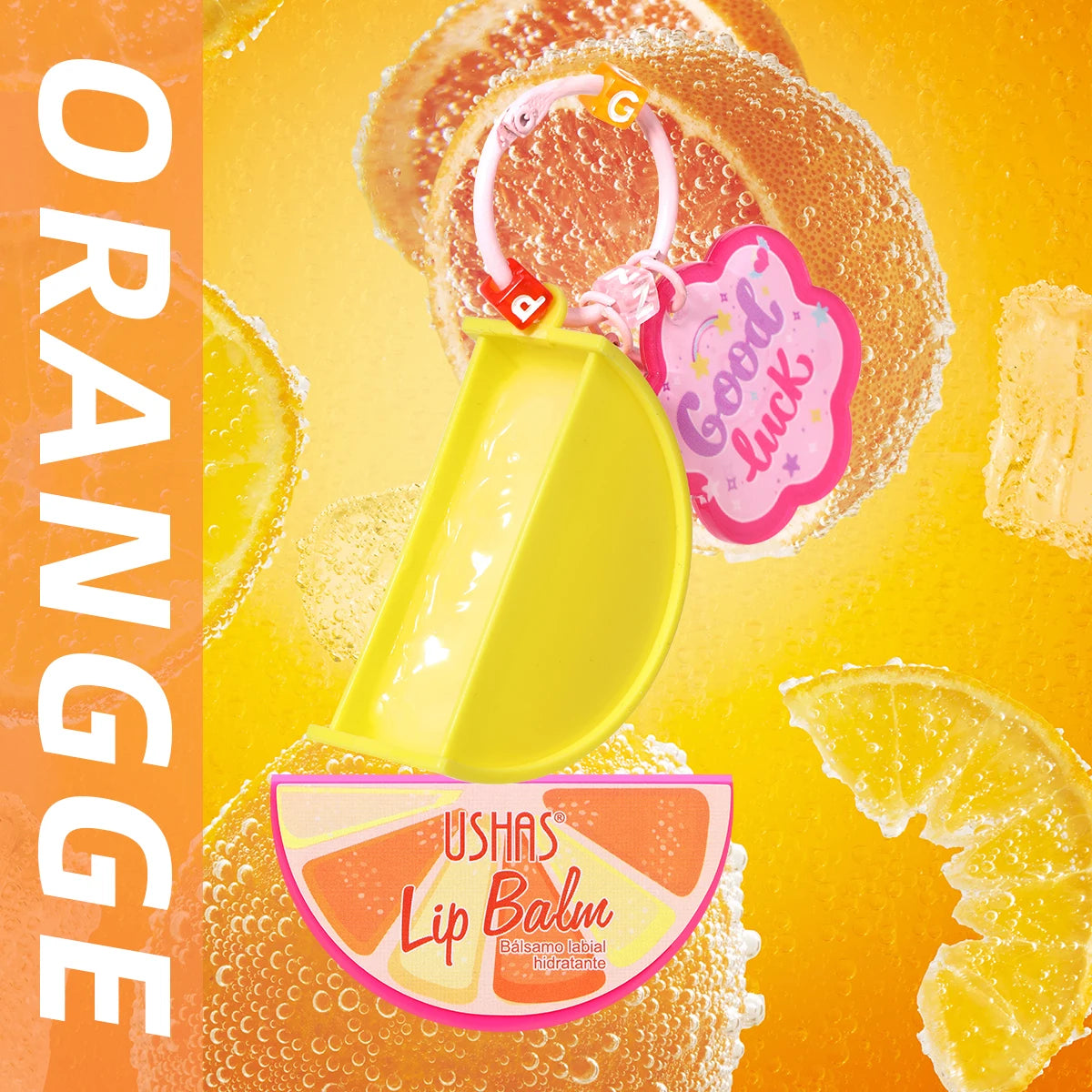 USHAS Fruit-Flavored Lip Balm | Moisturizing Charm Design