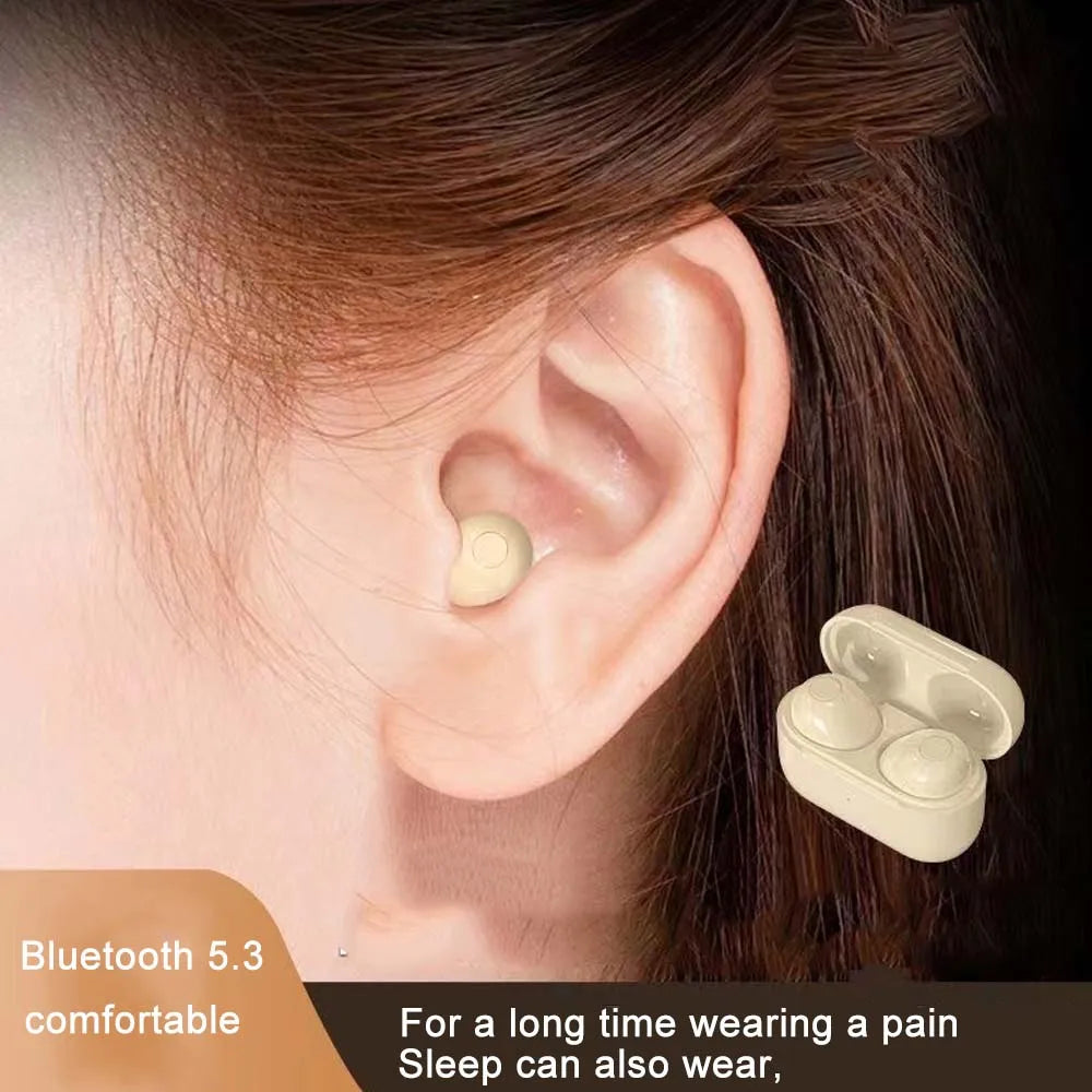 Mini Auriculares Bluetooth Invisible Earphone Sleeping Headset Wireless Sleep Earbud Noise Reduction With Mic Charging Box Oasis Select