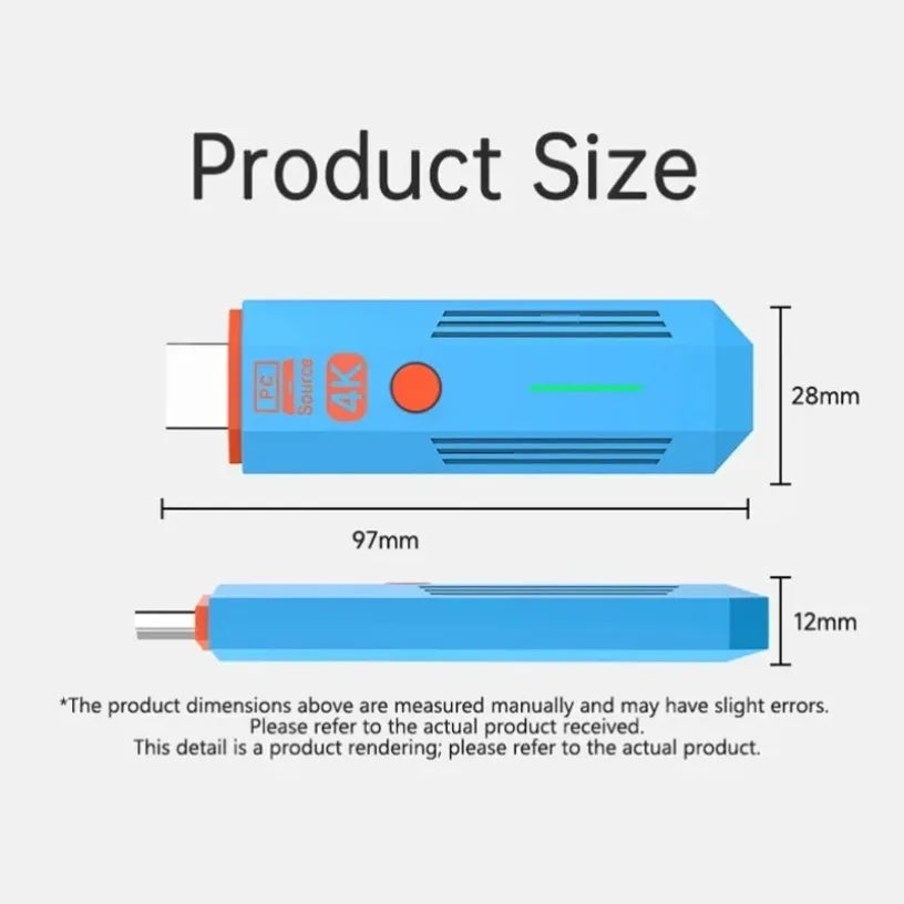 5.8G 4K 50M Wireless HDMI-Compatible Video Transmitter Receiver Extender Display Adapter Dongle Share For Laptop To TV Monitor Oasis Select