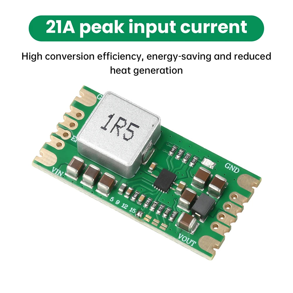 MP3429 Boost Power Module High Efficiency Voltage Converter 35W DC 3-14V to 5V/9V/12V/15V for Lithium Battery Oasis Select