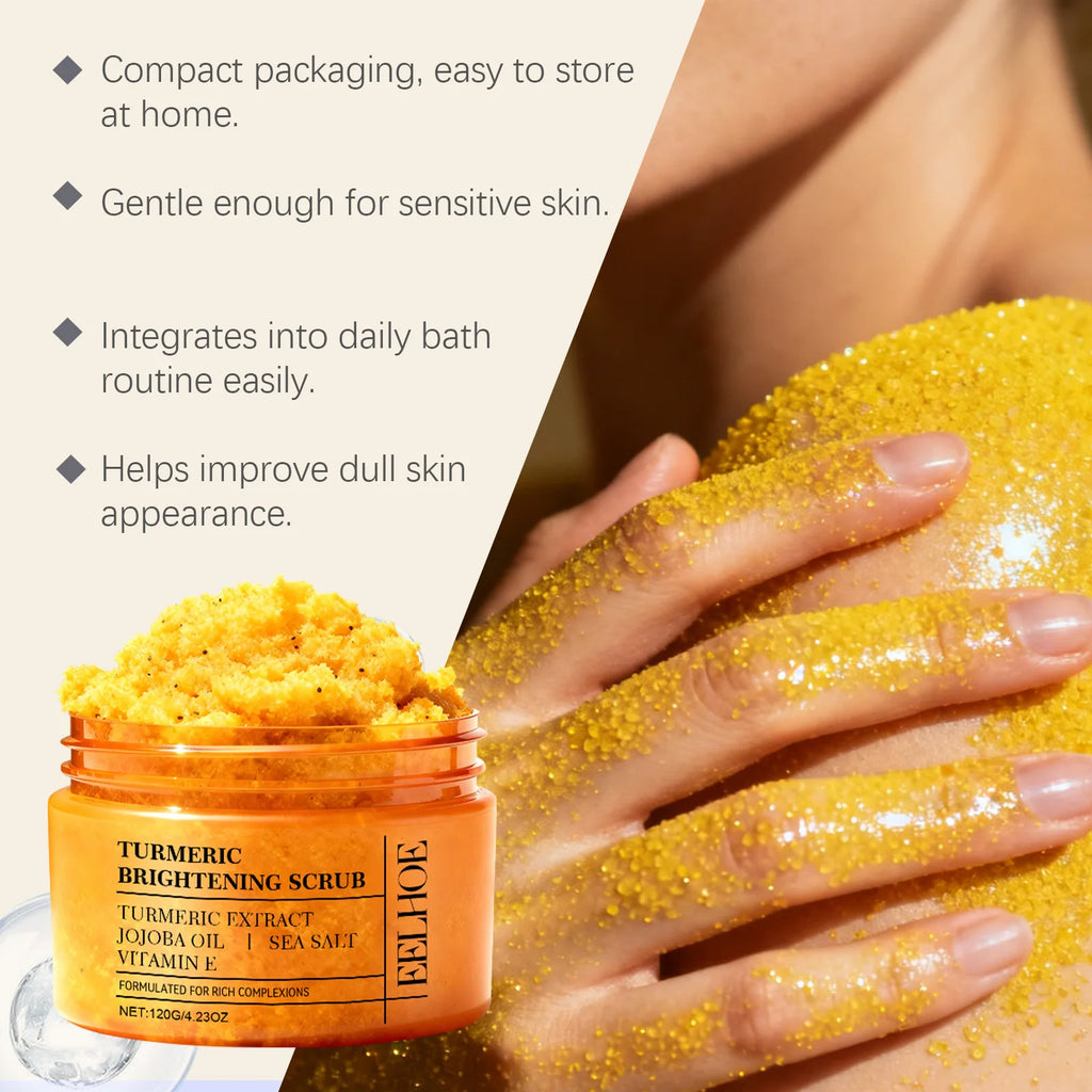 Turmeric Body Scrub – Hydrating & Smoothing Cream | 120g Body Scrub Cream Oasis Select