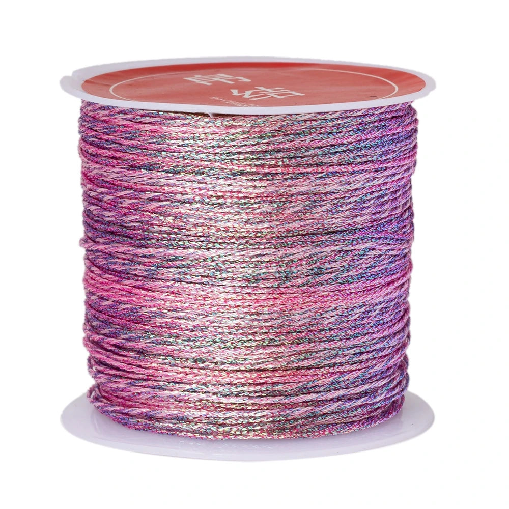50m/0.4mm Nylon Cord Rope Beading DIY Handmade Necklaces Bracelets Jewelry Making Supplies Sewing Thread Cord Material Crafts Oasis Select 58 0.4mmX50m