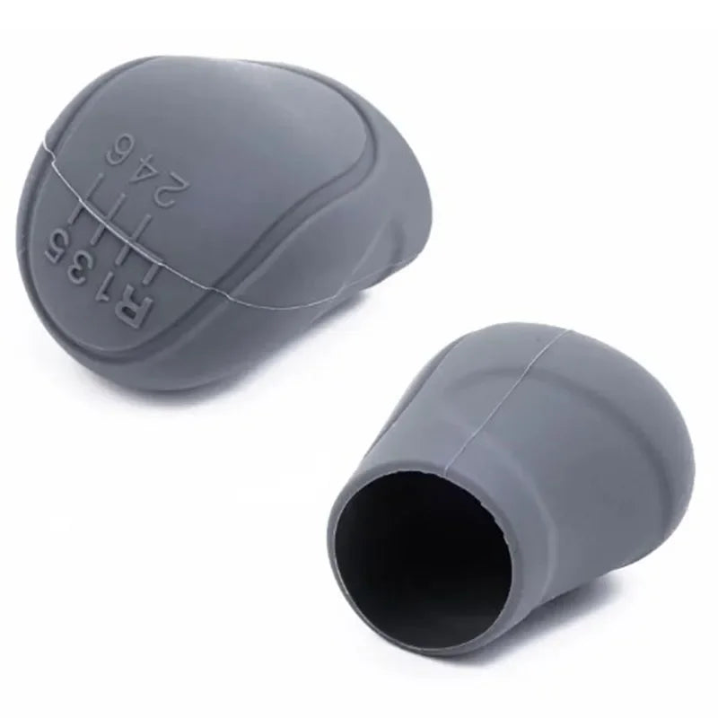 Car Silicone Gear Shift Knob Cover Gear Shift Non-Slip Grip Handle Protective Covers Manual 5 6-speed Car Interior Accessories Oasis Select