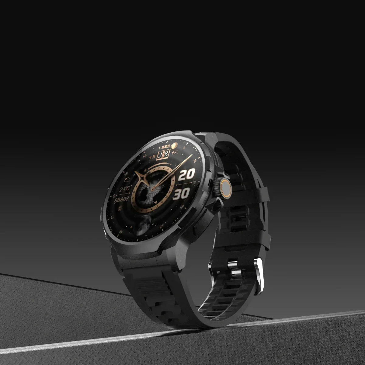 TLXT GT100 Smartwatch 1.85" 4G SIM Android GPS 180° Camera