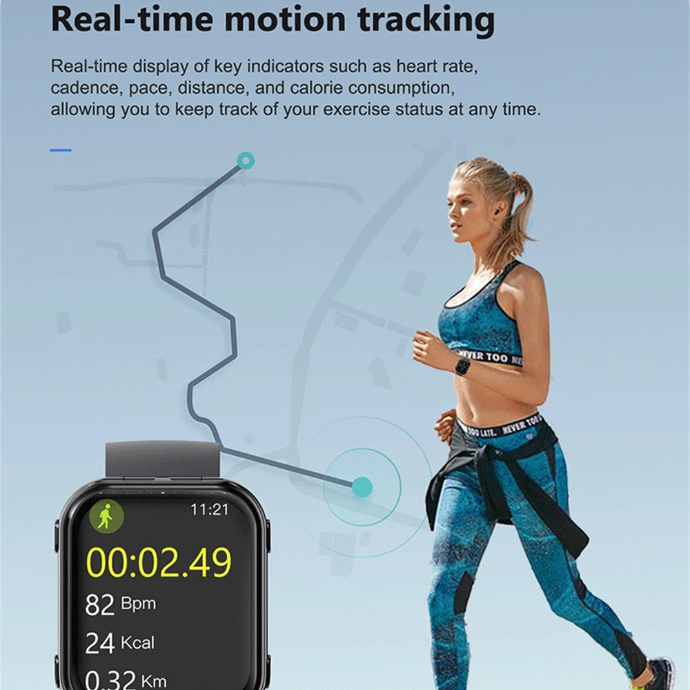 2 In 1 Equipped With TWS Earphones Smart Watch Women Men Sports Sleep Heart Rate Health Monitoring BT Call Music Smartwatch Lady Oasis Select