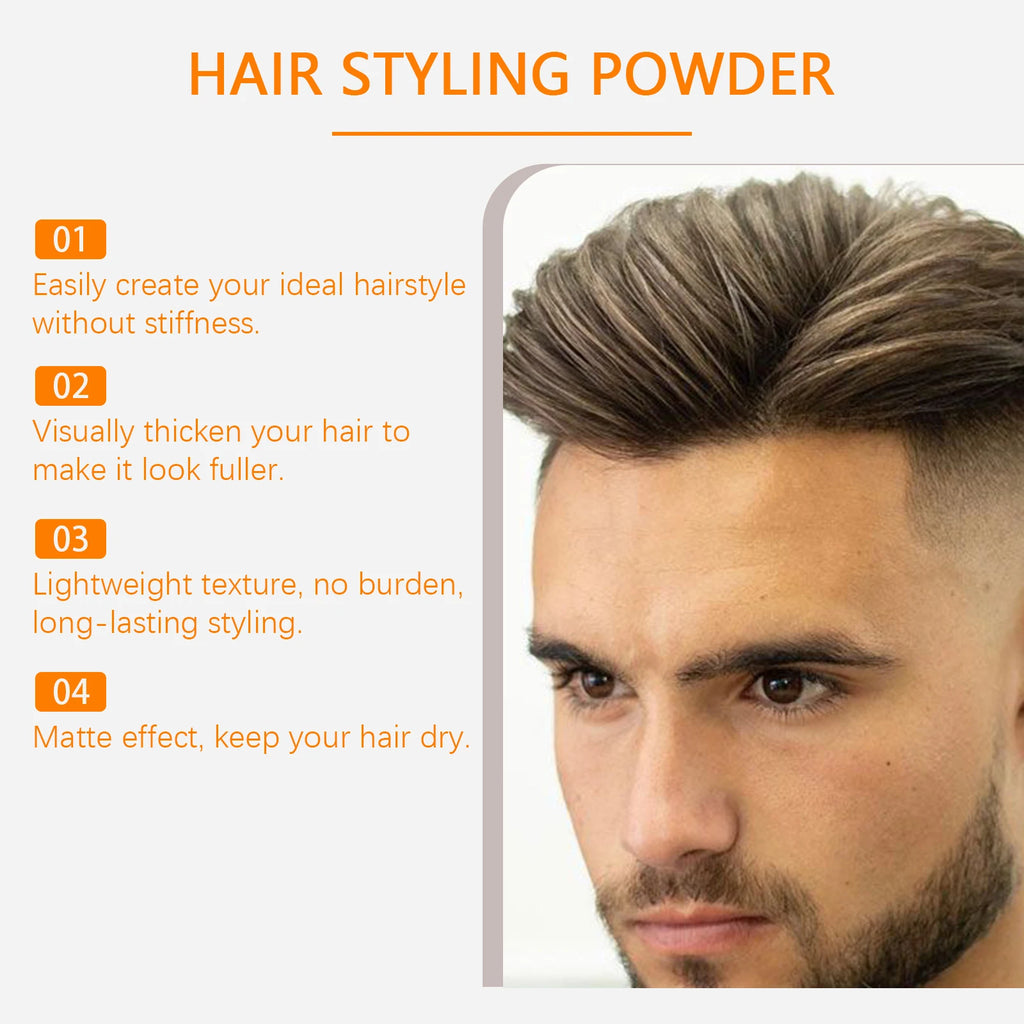Unisex Hair Styling Powder Increase Volume Strengthen Fluffy Improve Hairline Prevent Bald Oil Absorbing Hair Mattifying Powders Oasis Select