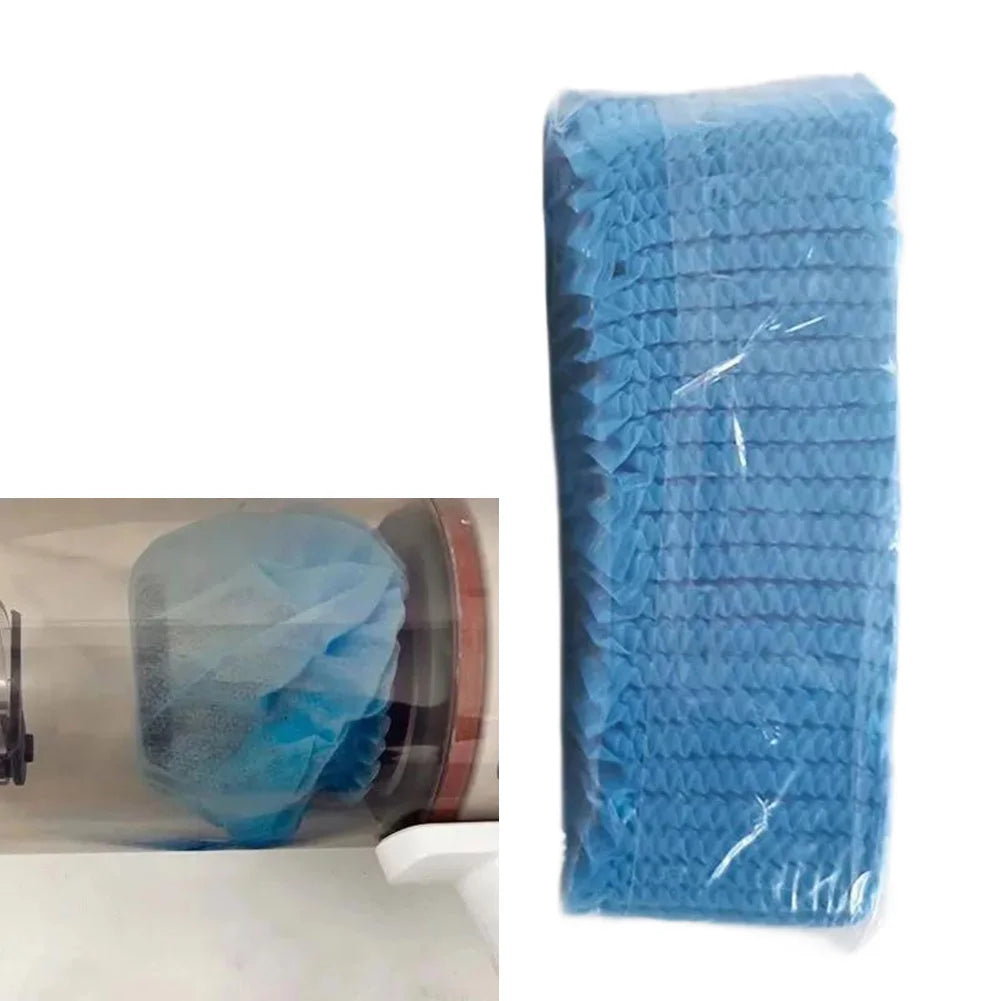 100PCS Blue Nonwoven Fabric Filter Cover For Vacuum Cleaner Dust Proof Breathable Mesh Replacement Parts Home Cleaning Supplies Oasis Select 1pcs