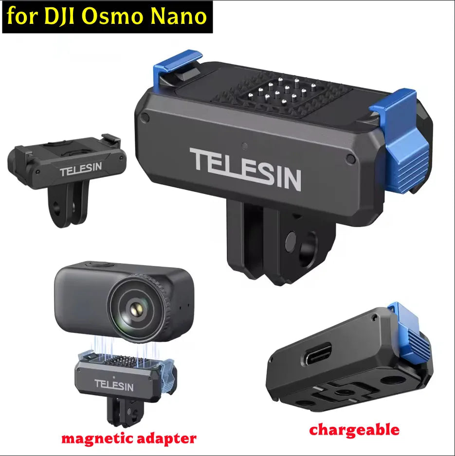 TELESIN Magnetic Quick-Release Adapter Mount for DJI Osmo Nano