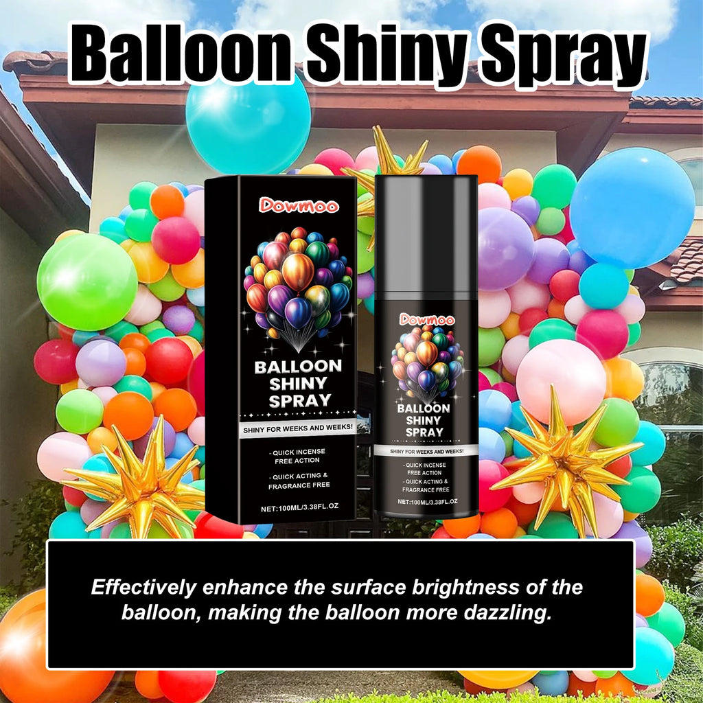 Balloon Shine Enhancer Spray Instant Gloss Polish Party Decoration Supplies Safe Formula Quick Dry For Birthday Wedding Events Oasis Select