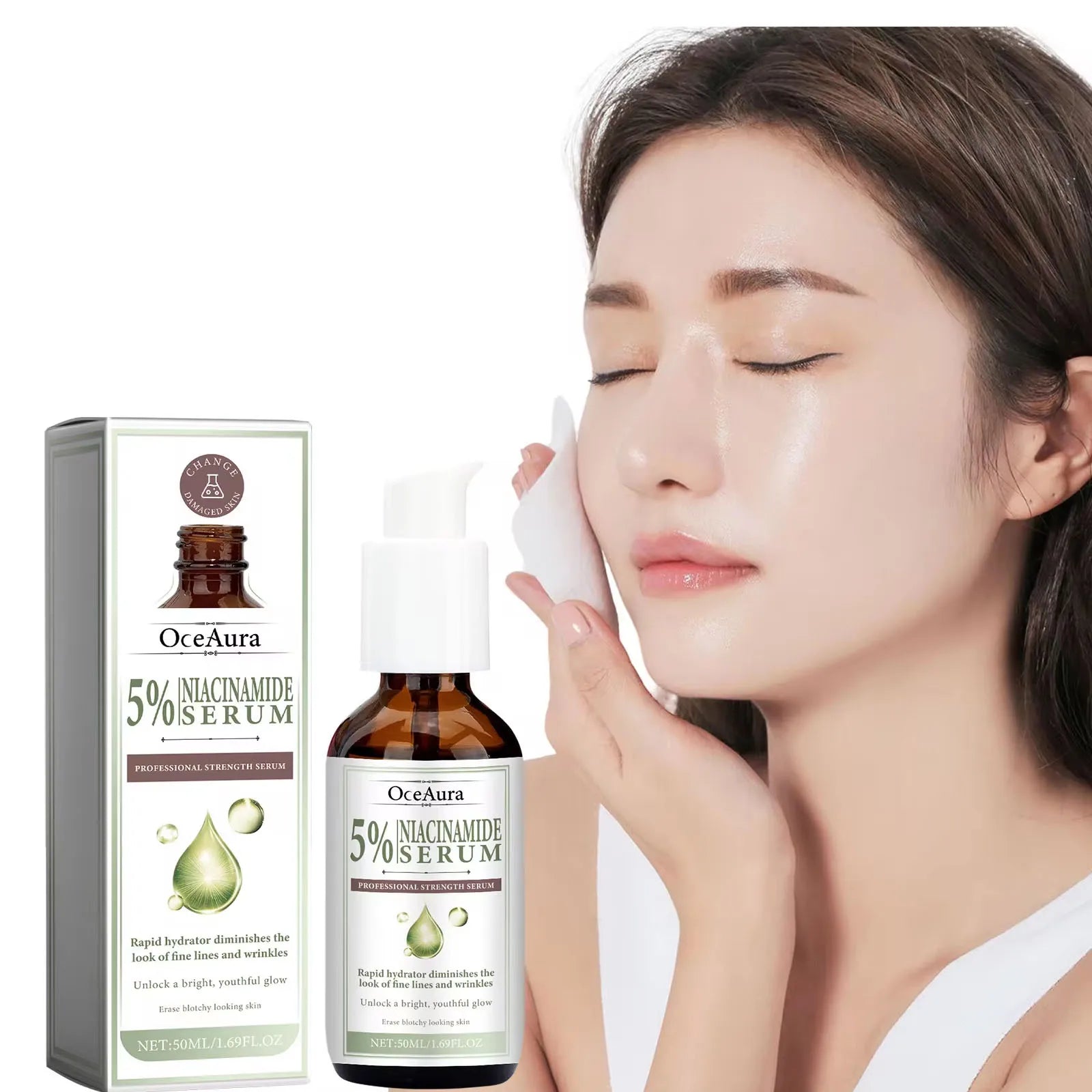 Dark Spots Removal Serum Fade Pigment Chloasma Melanin Brightening Freckle Improves Dull Pore Shrinking Facial Whitening Essence Oasis Select