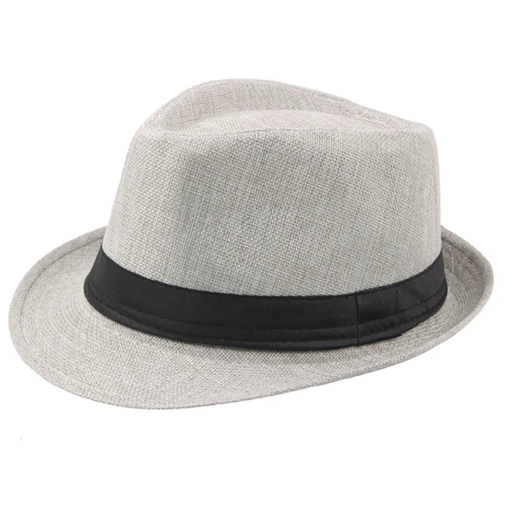 Cycling Caps Summer Men's Hats Fedoras Top Jazz Hat Bucket Bowler Hats Chapeau Fedora Hats Women Black Hat Wedding Caps Oasis Select Gray