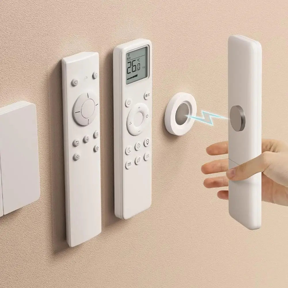 Magnetic Remote Control Wall Mount Holder – No-Drill 3/6 Pack