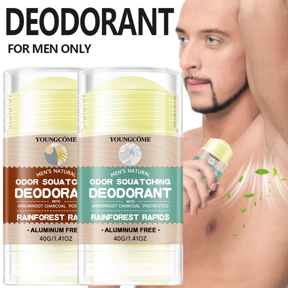 YOUNGCOME Men's Antiperspirant Deodorant Stick – 72Hr Protection