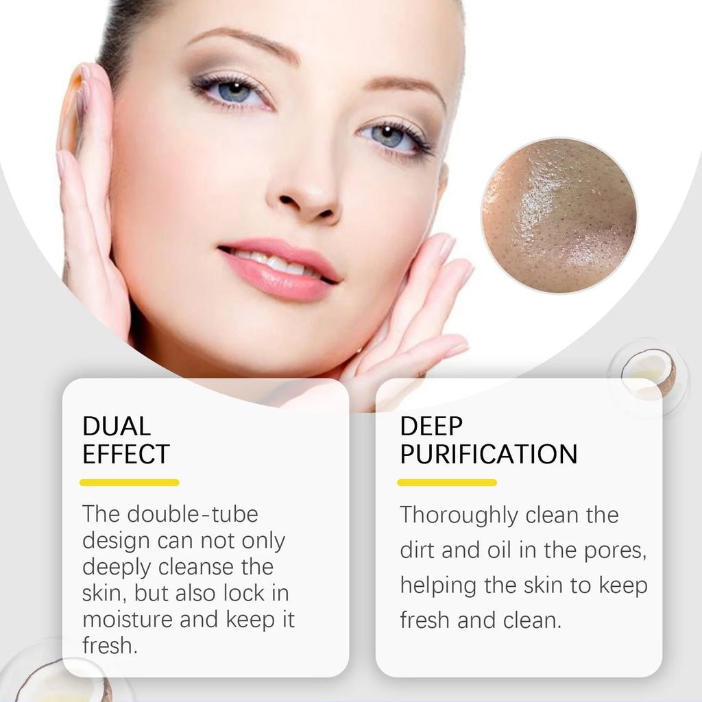 OUHOE 100g Double Cleansing Moisturizing Cleanser Gently Cleanses the Facial Skin and Refreshes the Moisturizing Cleanser Oasis Select