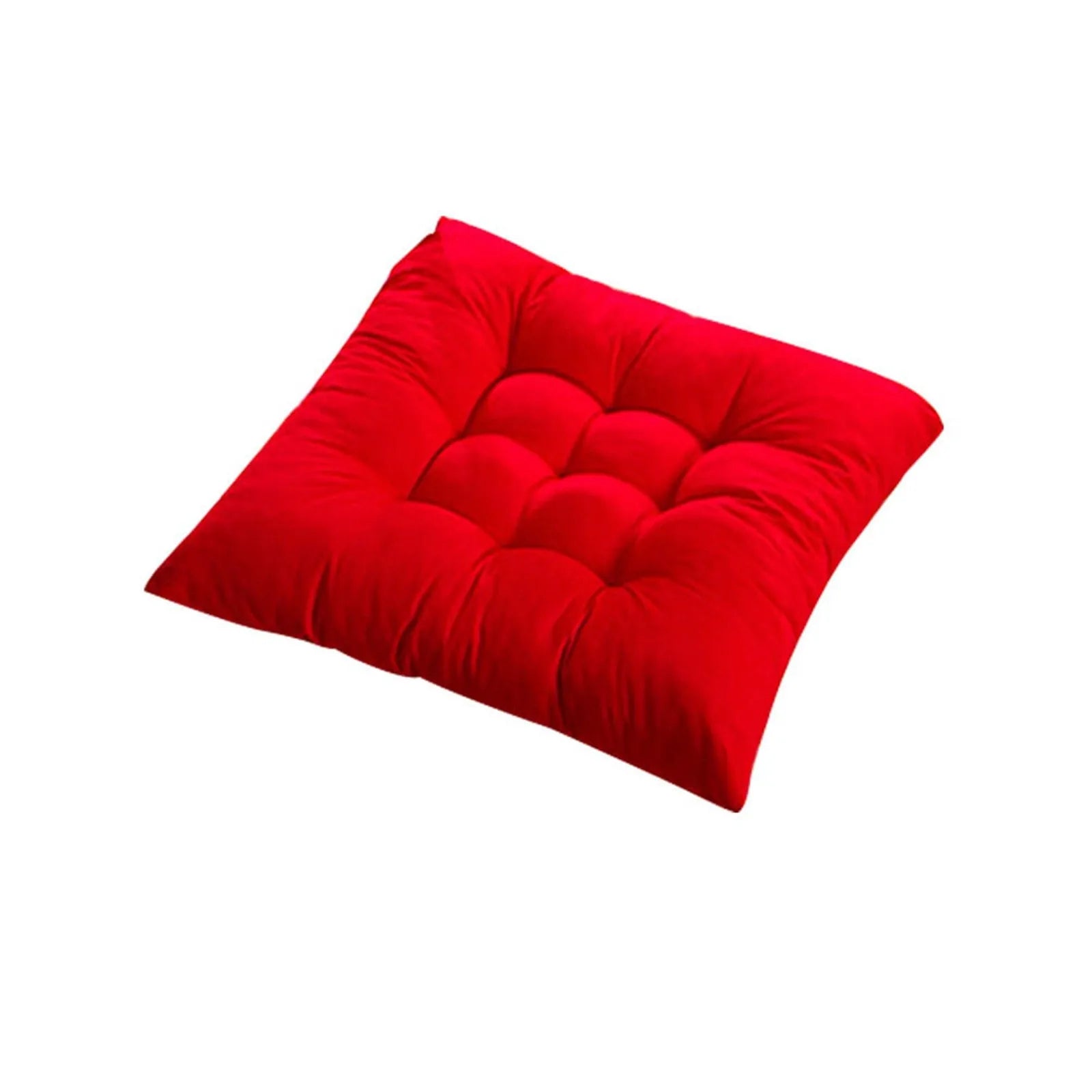 40cm Throw Pillow Chair Fixed Rope Non-Slip Seat Cushion Nap Pillows Home Office Chair Cushion Seat Soft Pad Pillow Sofa Cushion Oasis Select Red
