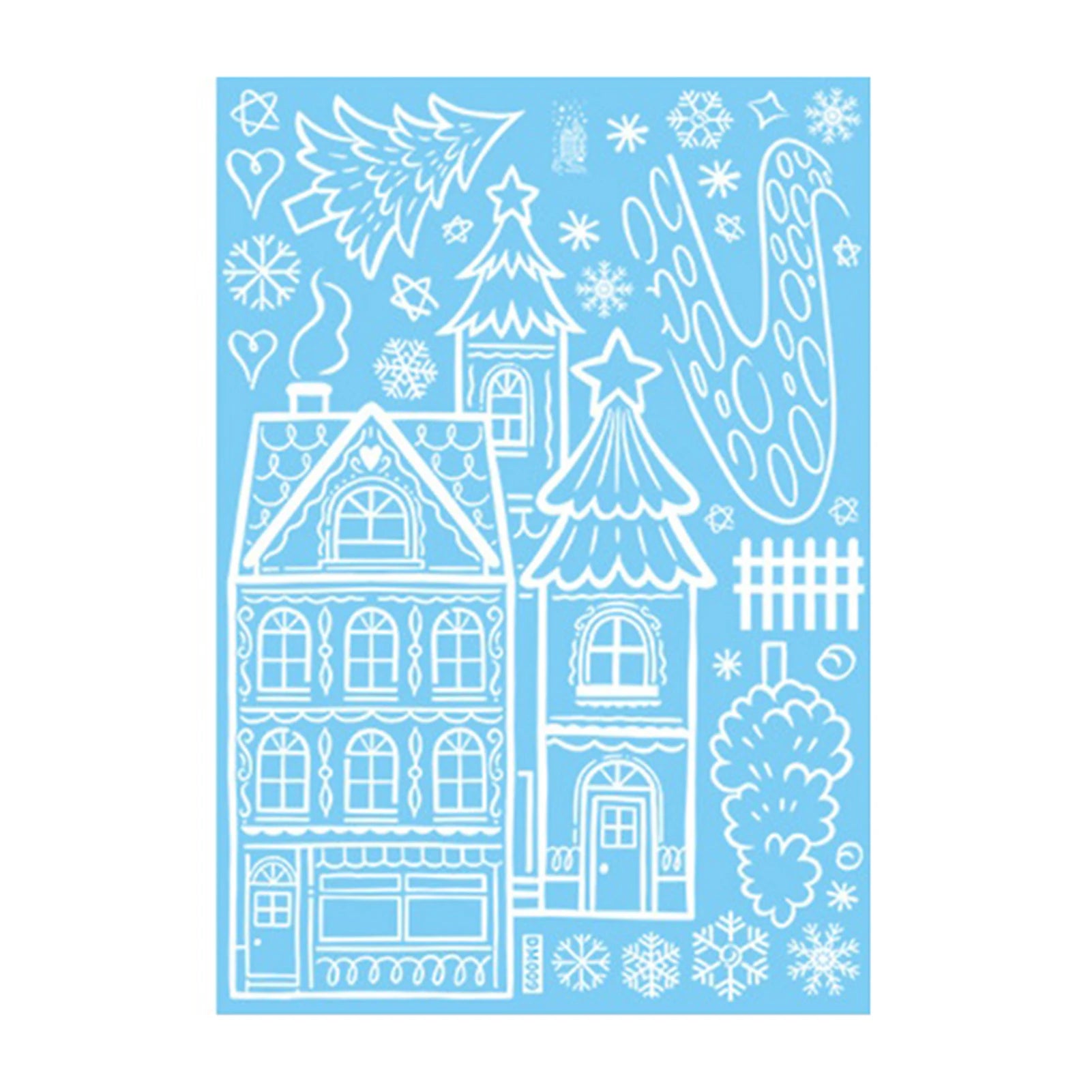 Snowman Christmas Window Clings & Removable Xmas Wall Decals Christmas Window Decals Oasis Select DM009