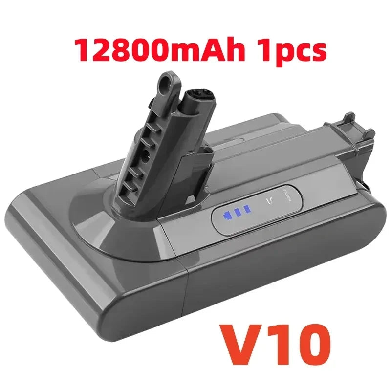 For Dyson V10 Battery V10 Animal Absolute Fluffy Cordless Vacuum Cleaner NEW 25.2V 6000mAh-12800mAH DYSON V10 Batterie Oasis Select 12800mah 1pcs