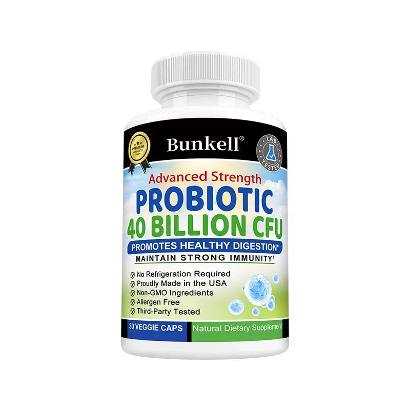 Probiotic 40 Billion CFU – Gut Health, Digestion & Immunity Support Probiotic Supplement Oasis Select 30 count-1 bottle