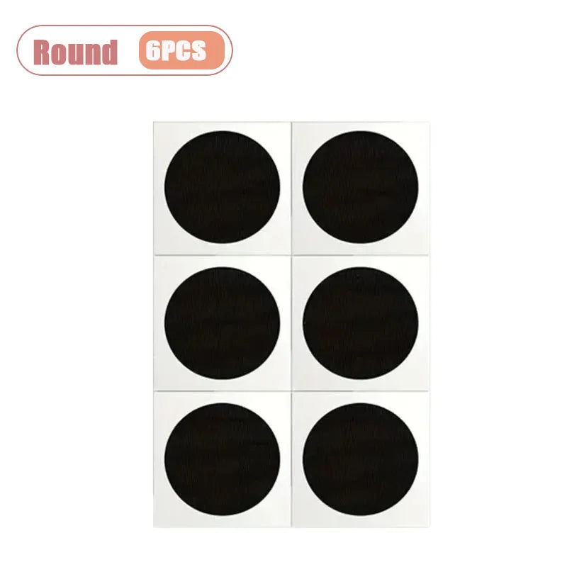 Self-Adhesive Tire Repair Patches No Glue Required for Bicycle and Motorcycle Tubes Quick Puncture Fix Cycling Emergency Kit Oasis Select Round-6PCS