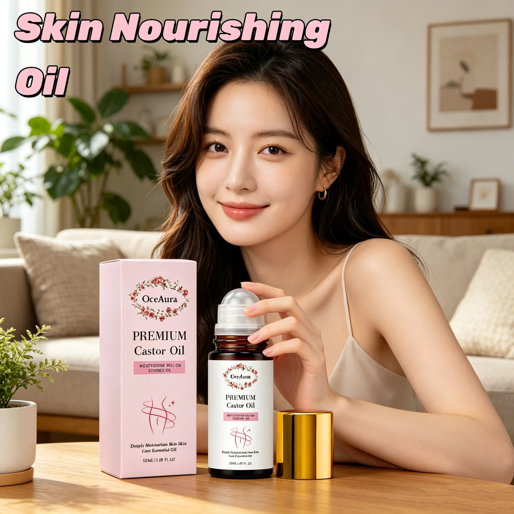 Organic Castor Oil Rollerball – Hydrating & Nourishing 50ml