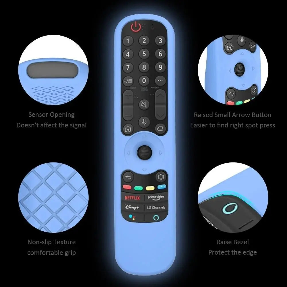 Silicone Case For LG AN-MR21GC MR21N/21GA Remote Control Protective Cover For LG OLED TV Magic Remote AN MR21GC Oasis Select