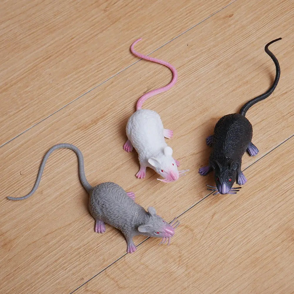Lifelike Fake Rat Prank Toy – Halloween Mouse Prop Gag Gift