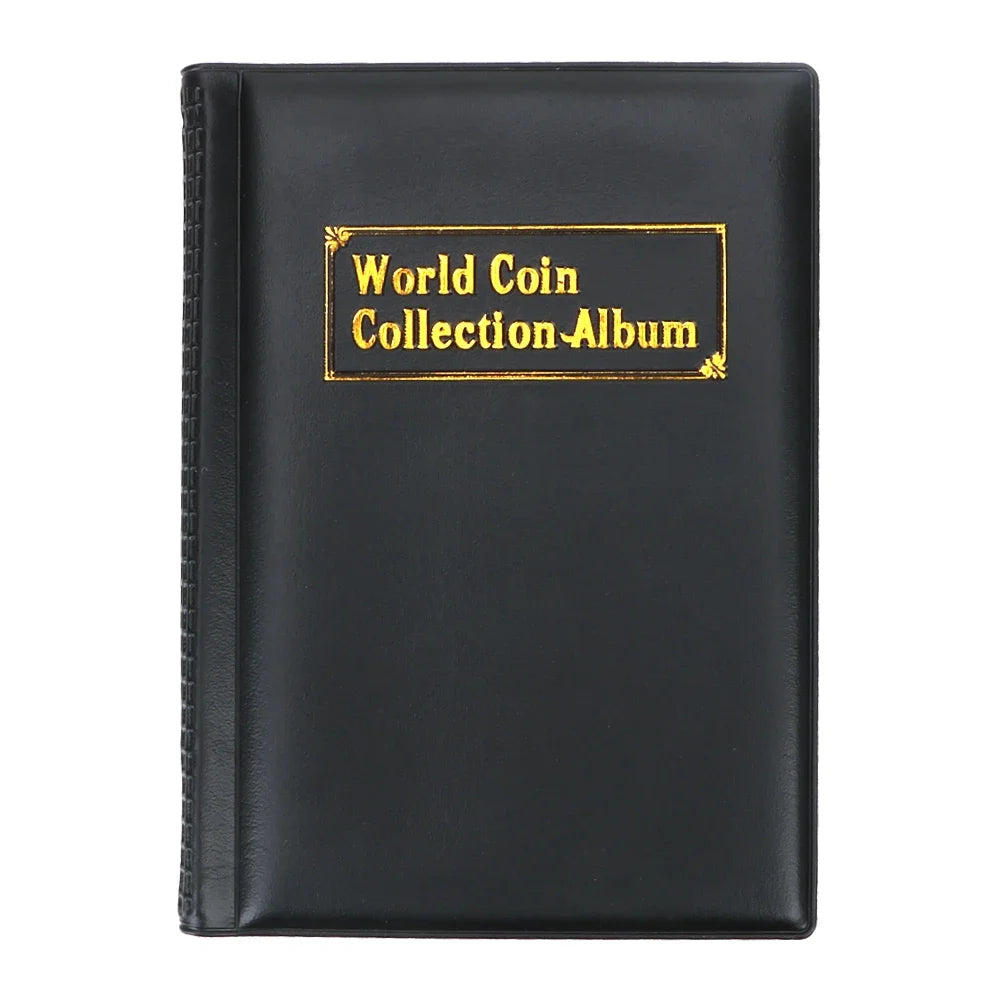 For Collector Home Decor Craft Gift Coin Album Multi-kinetic Coin Collection PVC Coins Collection Book Coin Collectors Oasis Select black