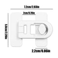 Fridge Child Lock Freezer Locks for Refrigerator Doors Oven Child Safety Lock Oven Baby Proofing Refrigerator Door Safety Locks Oasis Select White