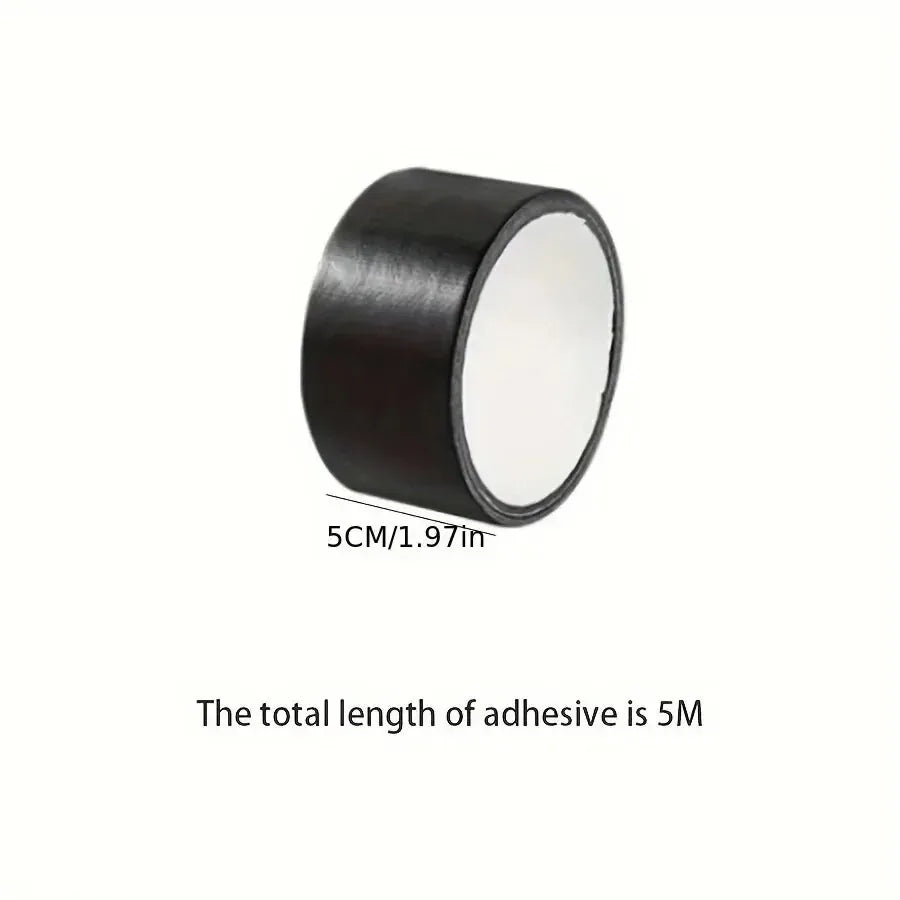 Black Leather Repair Tape – Adhesive Patch for Sofa & Car Seats