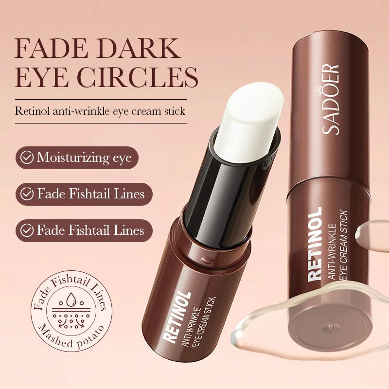 SADOER Retinol Eye Cream Stick – Dark Circles & Eye Bags Retinol Eye Cream Oasis Select