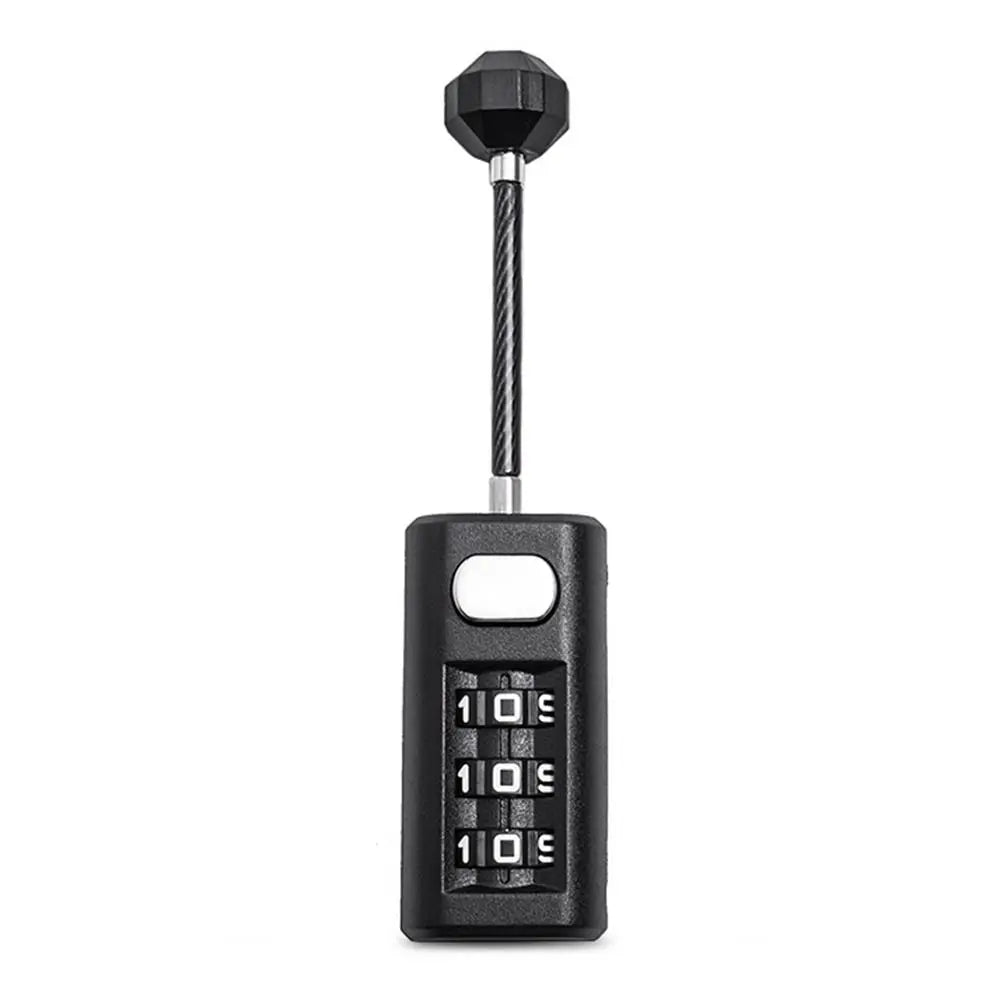 Combination Lock Resettable Coded Lock 3 Digit Password Lock Backpack Zipper Lock Dormitory Cabinet Lock Luggage Padlock Oasis Select 1