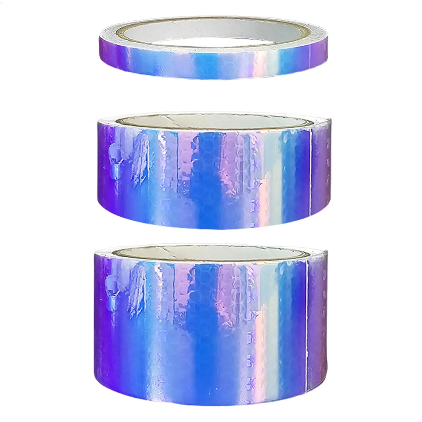 Reflective Stickers Self-Adhesive Decorative Laser Tape DIY Glitter Party Gift Packing Home Decor Tape Hot Stamping Sticker Tape Oasis Select