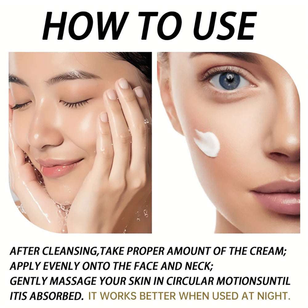 HISENRAIN Retinol Collagen Night Cream – Firm & Moisturize Night Face Cream Oasis Select