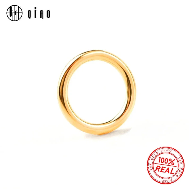 10pcs 2/3/4/5/6mm 14K Gold Filled Closed Jump Rings 14K Gold Filled Split Rings for Keychains Making & Bracelet Jewelry Findings Oasis Select 0.64x4mm 10pcs