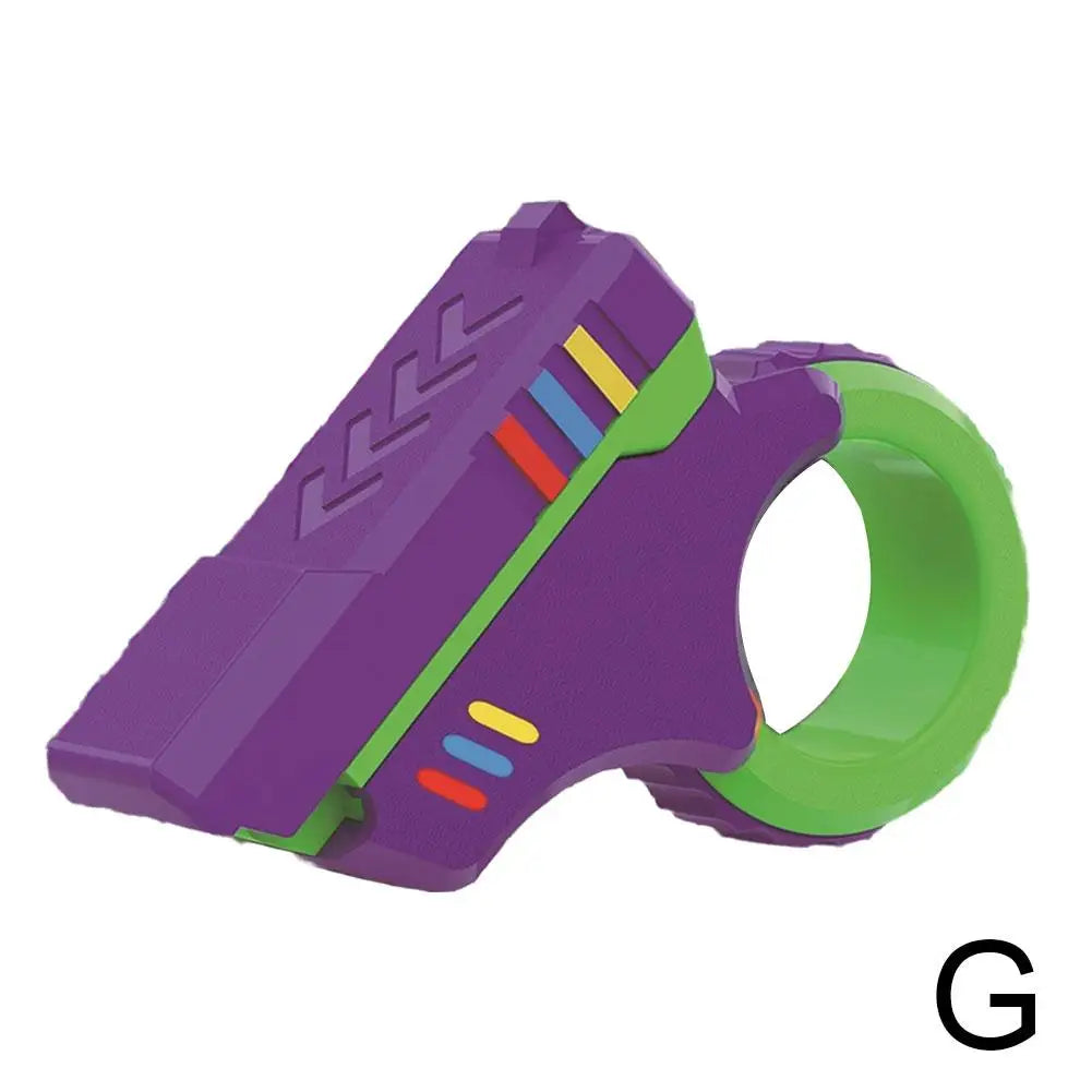 Rotary Finger Sliders Fidget Toy Office Pressure Relief Slider Ratchet Finger Fidget 3D Printed Fidegt ToysFingertip Textured Oasis Select G