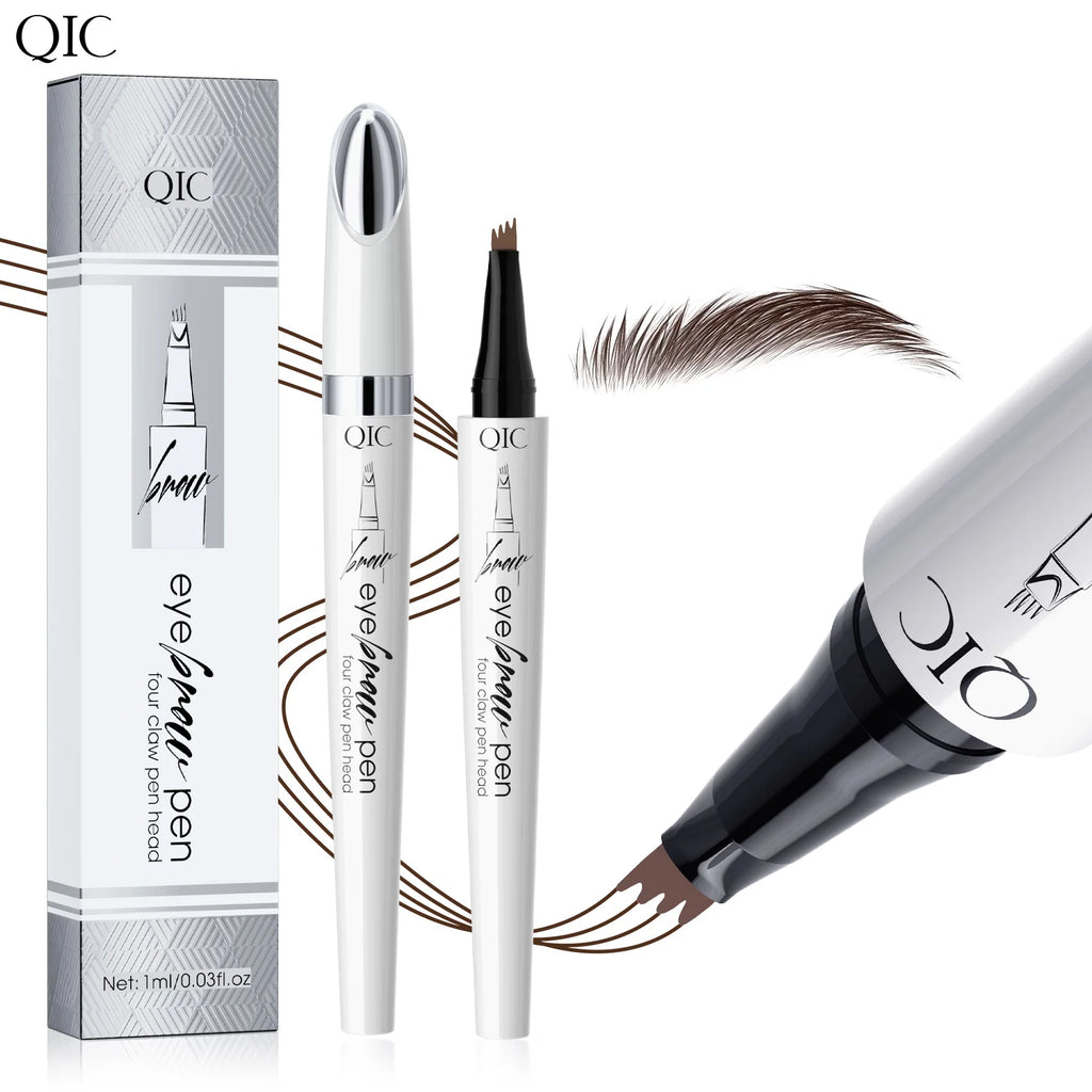 QIC 4-Tip Microblading Brow Pen – Waterproof & Long-Lasting