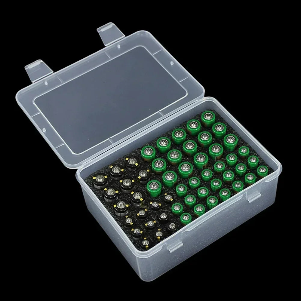 72-Slot AA/AAA Battery Storage Case | IP67 Waterproof Organizer