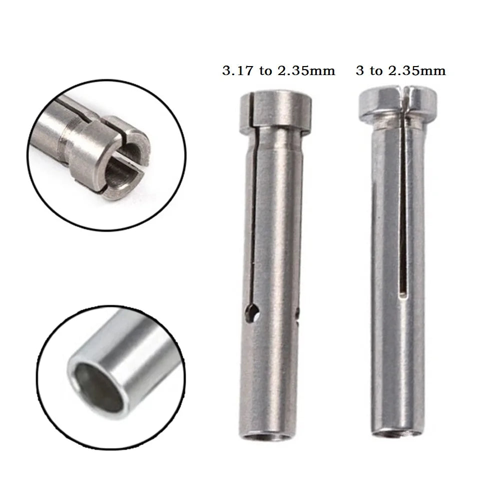 Conversion Head Electric Drill Clamping Engraving Chuck Drill Converter 3/3.175 To 2.35mm Shank Collect Sleeve Oasis Select