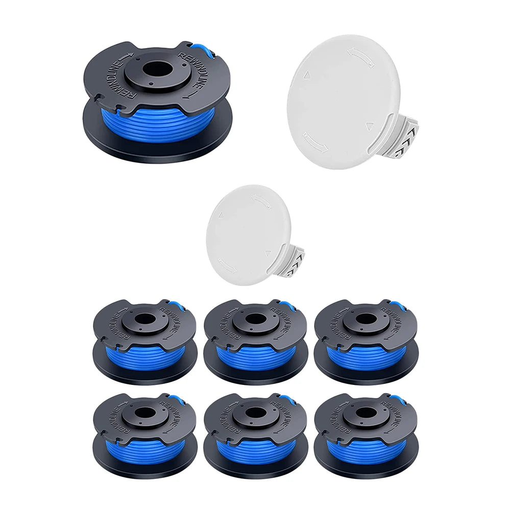 10-1rolls String Trimmer Spool Kits For Ryobi One AC14RL3A/AC14HCA 11FT Cordless Weed Eater Spool Line Lawn Trimmer Accessories Oasis Select