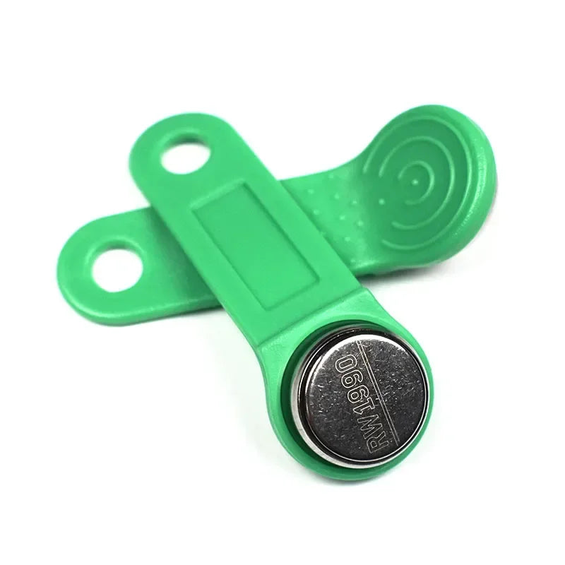 5pcs/lot rewritable RFID Touch Memory key RW1990 iButton copy card keyfor Cards Access System Oasis Select green 5pcs