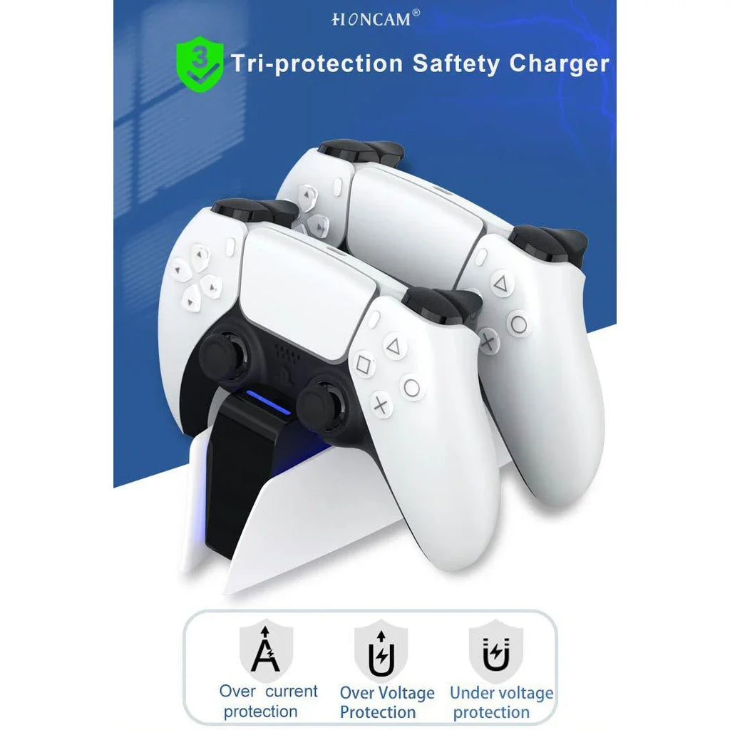 PS5 DualSense Dual Controller Charging Dock Stand | USB-C