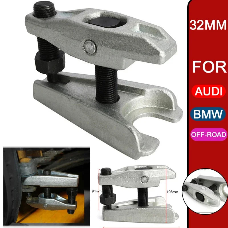 32MM Adjustable Car Ball Joint Separator Car Ball Joint Puller Removal Tool Auto Steering System Tools Garage Work Repair Tools Oasis Select