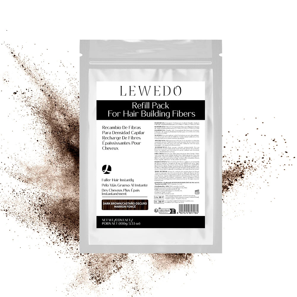 Lewedo Hair Building Fiber 100g – Keratin Thickening Powder