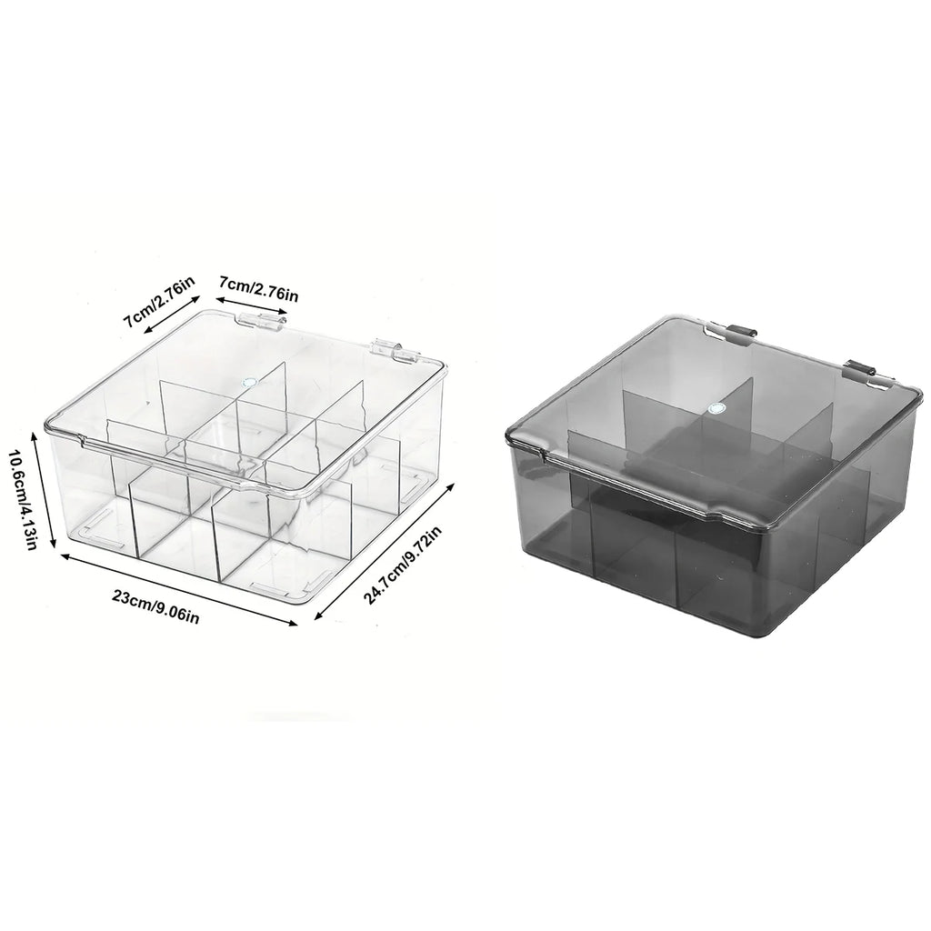 1pc Transparent/Semi Transparent Black Flip Cover Toy Car Model Storage Box, Large Capacity Suitable for Hot Wheels Display Box Oasis Select