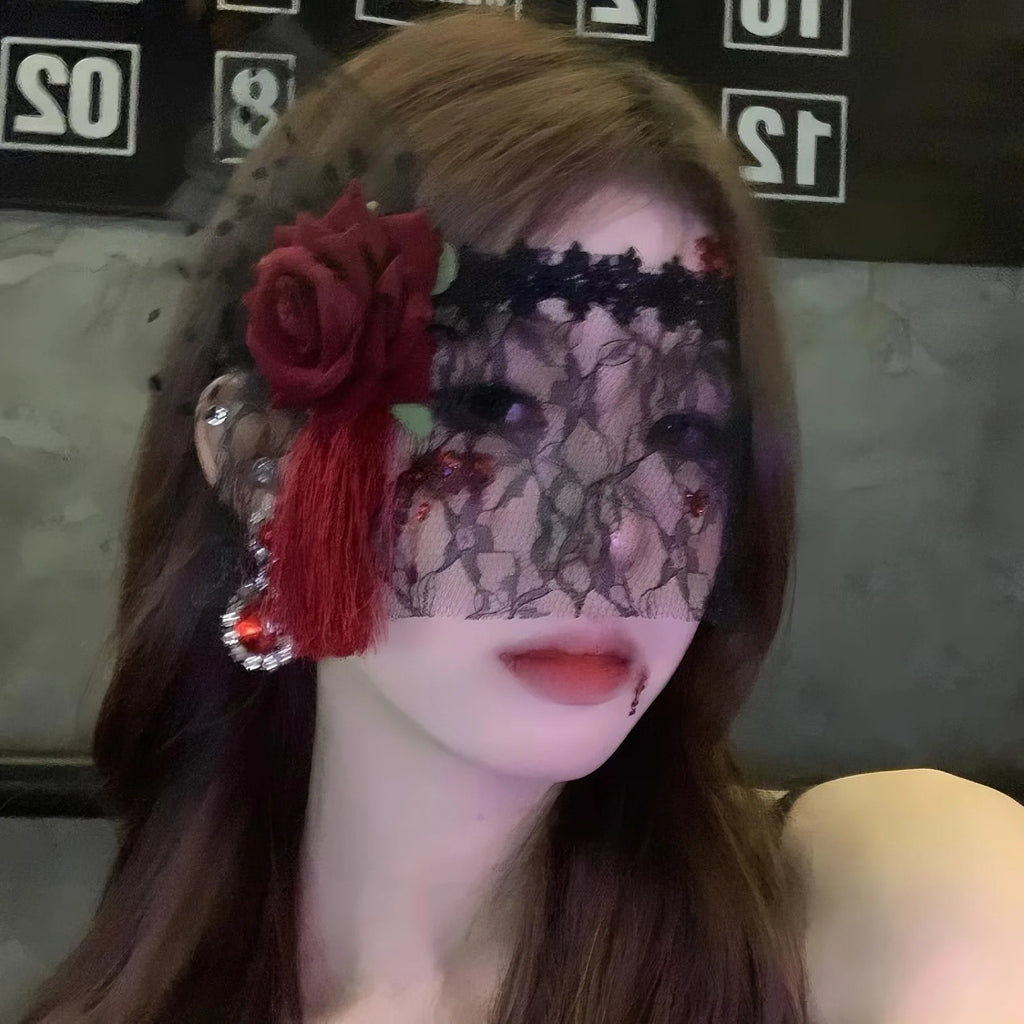 Women's Lace Masquerade Eye Mask – Halloween & Cosplay Party